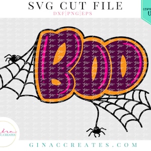 Boo Spider Webs SVG Bundle