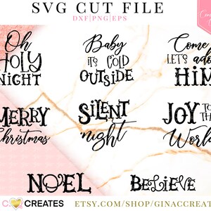 Merry Christmas Quote SVG Bundle