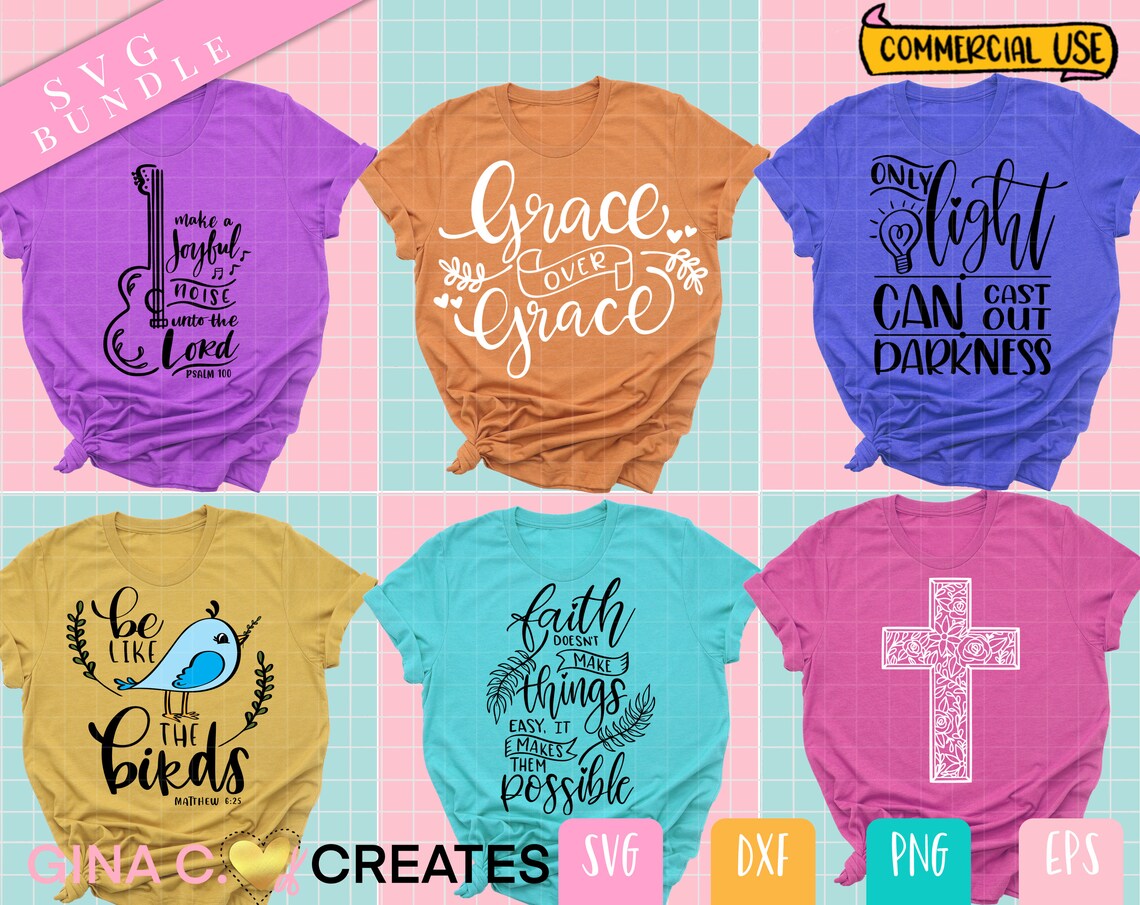 Christian Inspirational SVG Bundle Bible Verse Svg Hopeful | Etsy