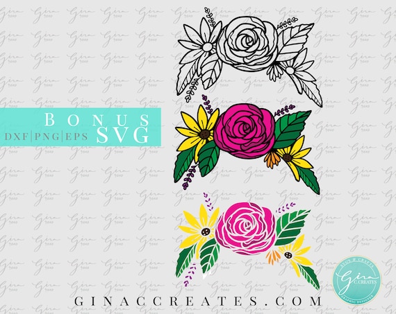 Download Sugar Skulls Svg Cut File Skulls With Flower Crown Day Of Etsy