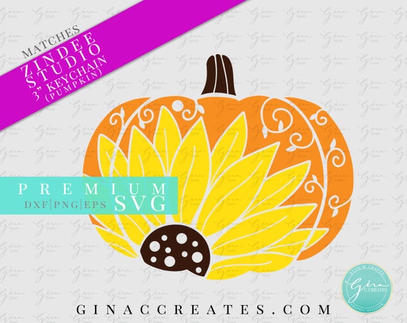 Download Fall Pumpkin Sunflower Key chain SVG. sunflower svg key ...