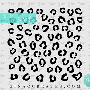 Leopard Print SVG and Rainbow Leopard PNG Image, Animal Print Wrap Svg ...