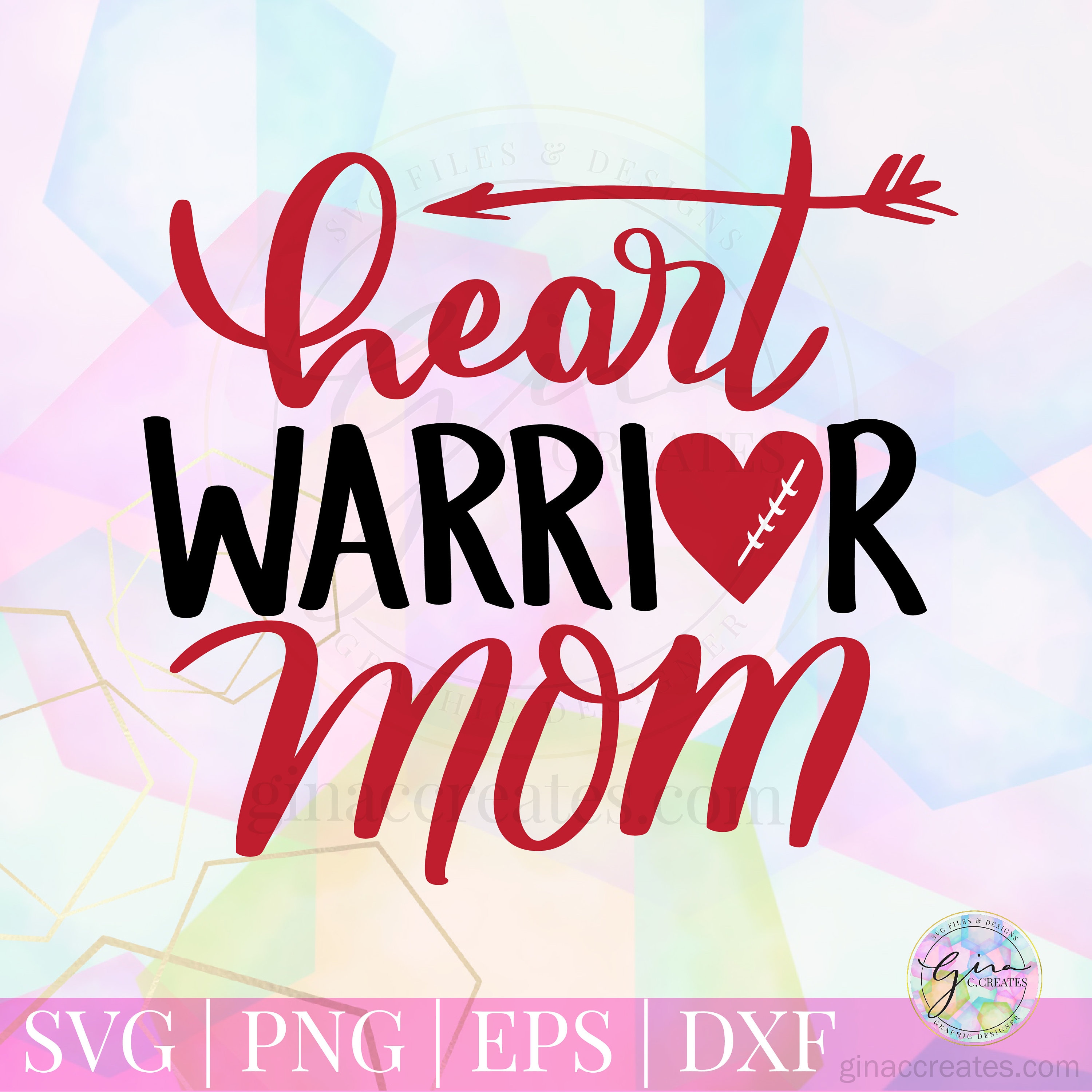 I Ll Be The Warrior Mother Heart Warrior Mom Svg cut file | Etsy