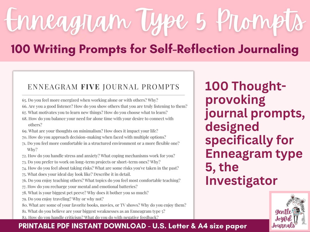 enneagram-type-5-journal-prompts-printable-list-of-100-prompts-etsy