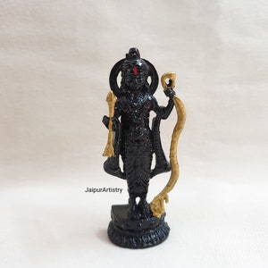 2.5&quot; Ram Lalla Idol, Ayodhya 3D Sculpture for Home Temple