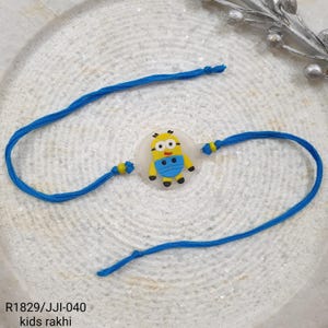 Minion Rakhi For Kids, Rakhi 2025, Rakshabandhan, Rakhi Cards, Rakhi Personalised, Rakhri, Kids Rakhi, 100% Cotton Thread Rakhi For Kids