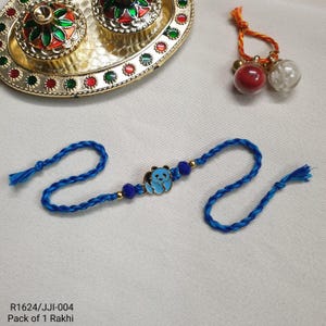 Panda Charm Rakhi para niños, Rakhi 2025, Rakshabandhan, Tarjetas Rakhi, Rakhi Personalizado, Rakhri, Niños Rakhi, 100% Hilo de Algodón Niños Rakhi