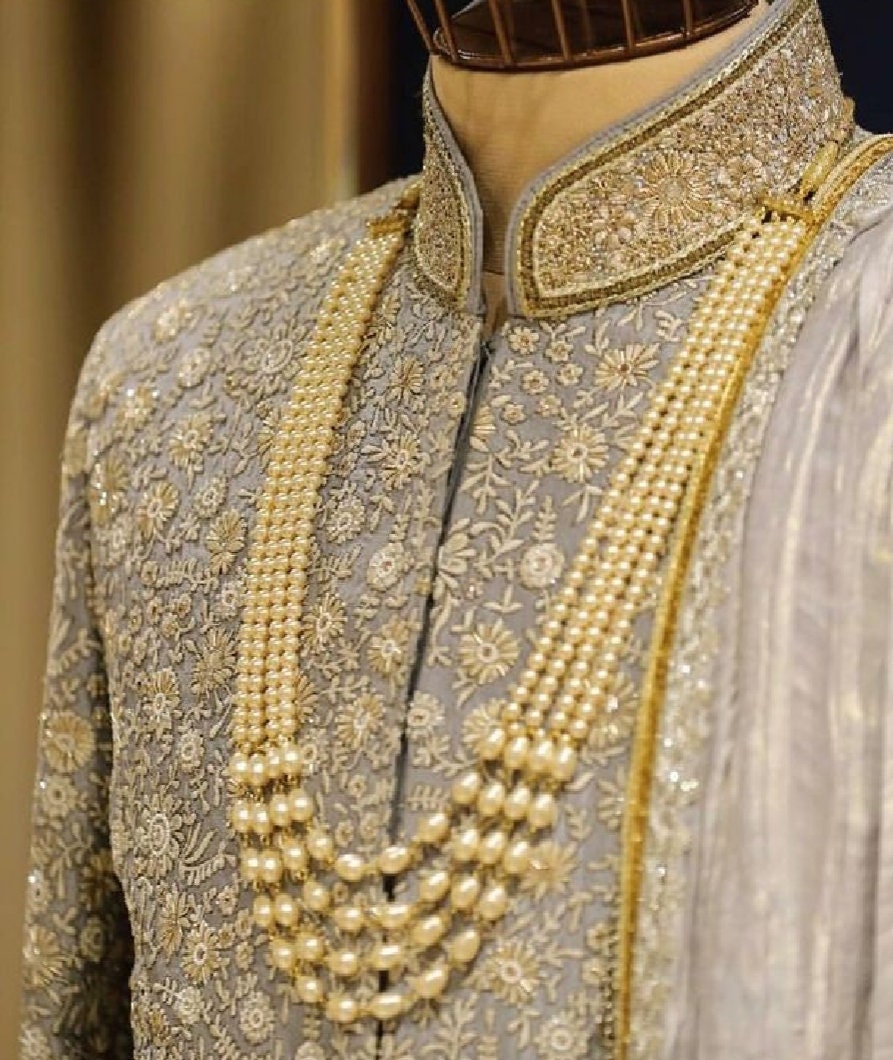 Pearl Groom Necklace Indian Bollywood 