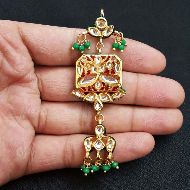 Kundan Jewelry Gold Plated Kundan Wedding Jewelry Traditional Jewelry Indian Jewelry Indian Wedding Jewelry Bridal Jewelry Long Set