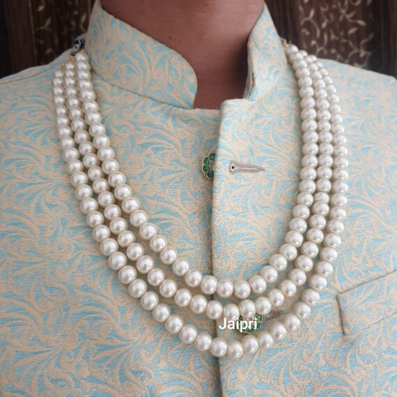 Indian Groom Necklace Mens Jewelry 