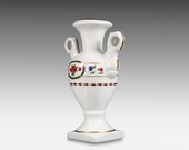 Vintage LIMOGES FRANCE Little Porcelain Vase Amphora French Porcelain China Elegant Home Decor