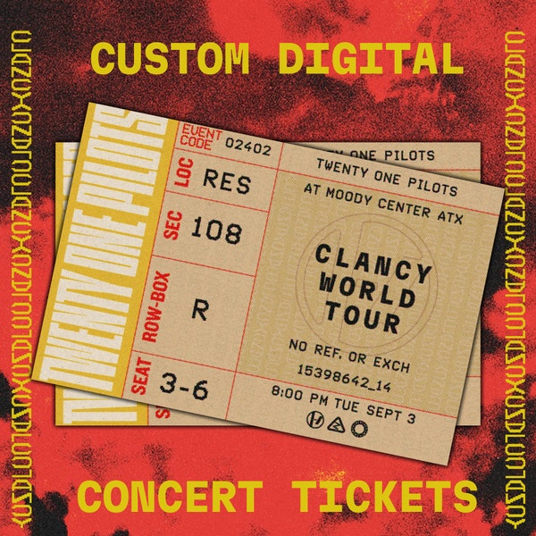 Clancy World Tour Digital Ticket