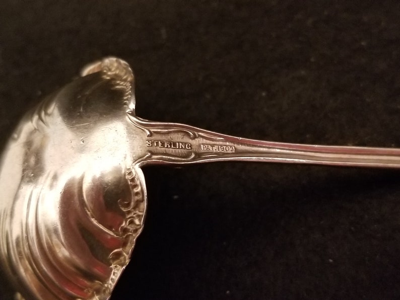 Sterling Silver Vintage Scalloped Ladle