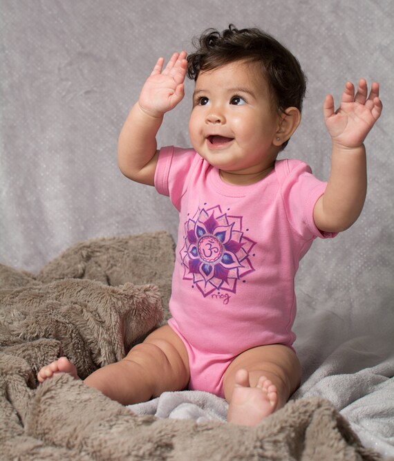 Body Con Mandala Violeta Body De Flor De Loto Ilustracion De Etsy