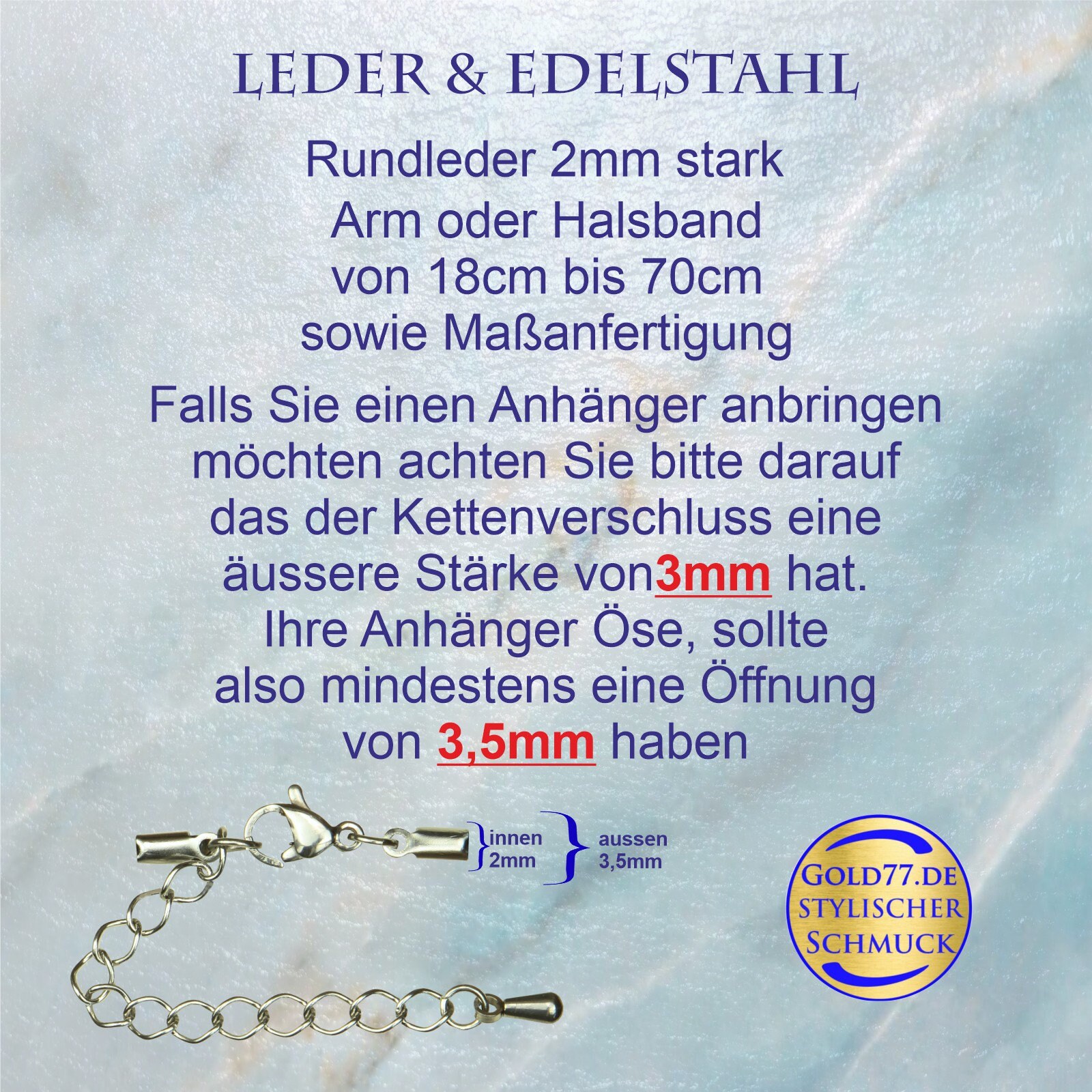 Catena Con Resina Epossidica Catena Da 2 Mm - Acciaio Inox 304 - Viola X1m - Perles & Co - Foto 11