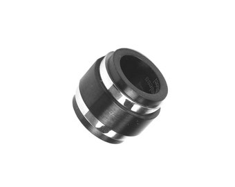 Beads Beads Beard Bead Stainless Steel DIY Black Large Hole 7 mm CNC Firestone Beads No. 27 Design Bead