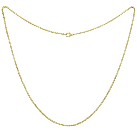 Collana Erbs Oro, Catena Di Ancoraggio In Acciaio Inox Spessore 2mm, 2 Lunghezze
