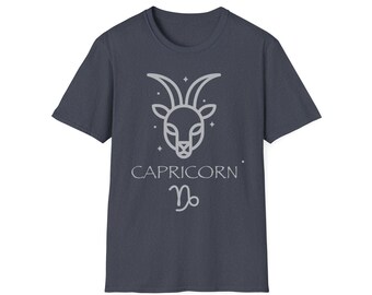 Capricorn Goat Zodiac Symbol T-Shirt | Astrology
