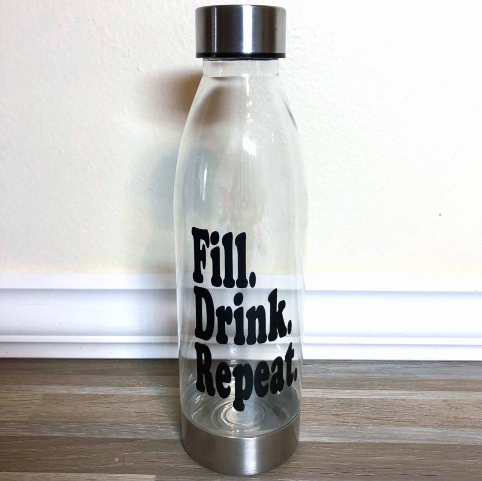 Funny Water Bottle Stay Hydrated Bottle Drink Your Effing Etsy