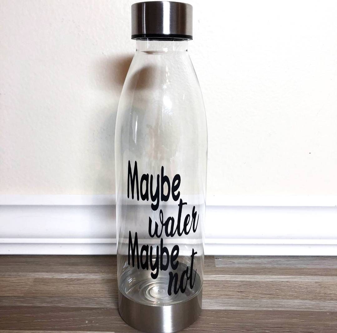 Funny Water Bottle, Stay Hydrated Bottle, Drink Your Effing Water, Maybe  Water Maybe Not, Mothers Day Gifts, Birthday Gift, Unicorn Bottle 