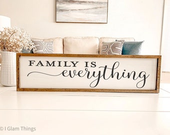 Family is Everything Sign - Etsy