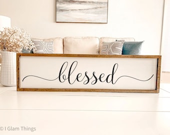 Blessed Home Sign
