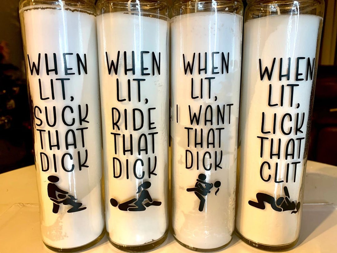 Naughty Candles Etsy