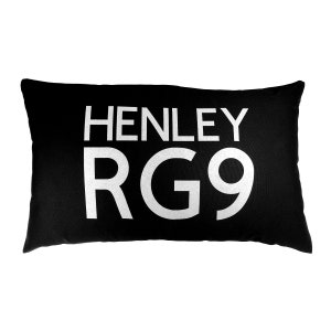 Personalised Postcode Cushion (style 2) / rectangular cotton cushion cover with cushion inner / home interiors / present / gift