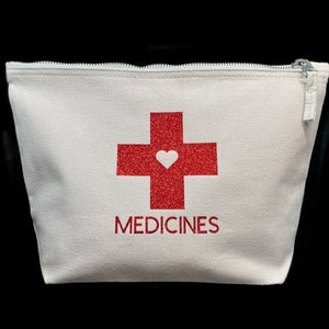 Bolsa para acessórios de medicamentos - Grande armazenamento de algodão - Bolsa para medicamentos para animais de estimação - Presente de caixa de correio - Presente para arrumação - Amigo secreto - Presente de Natal