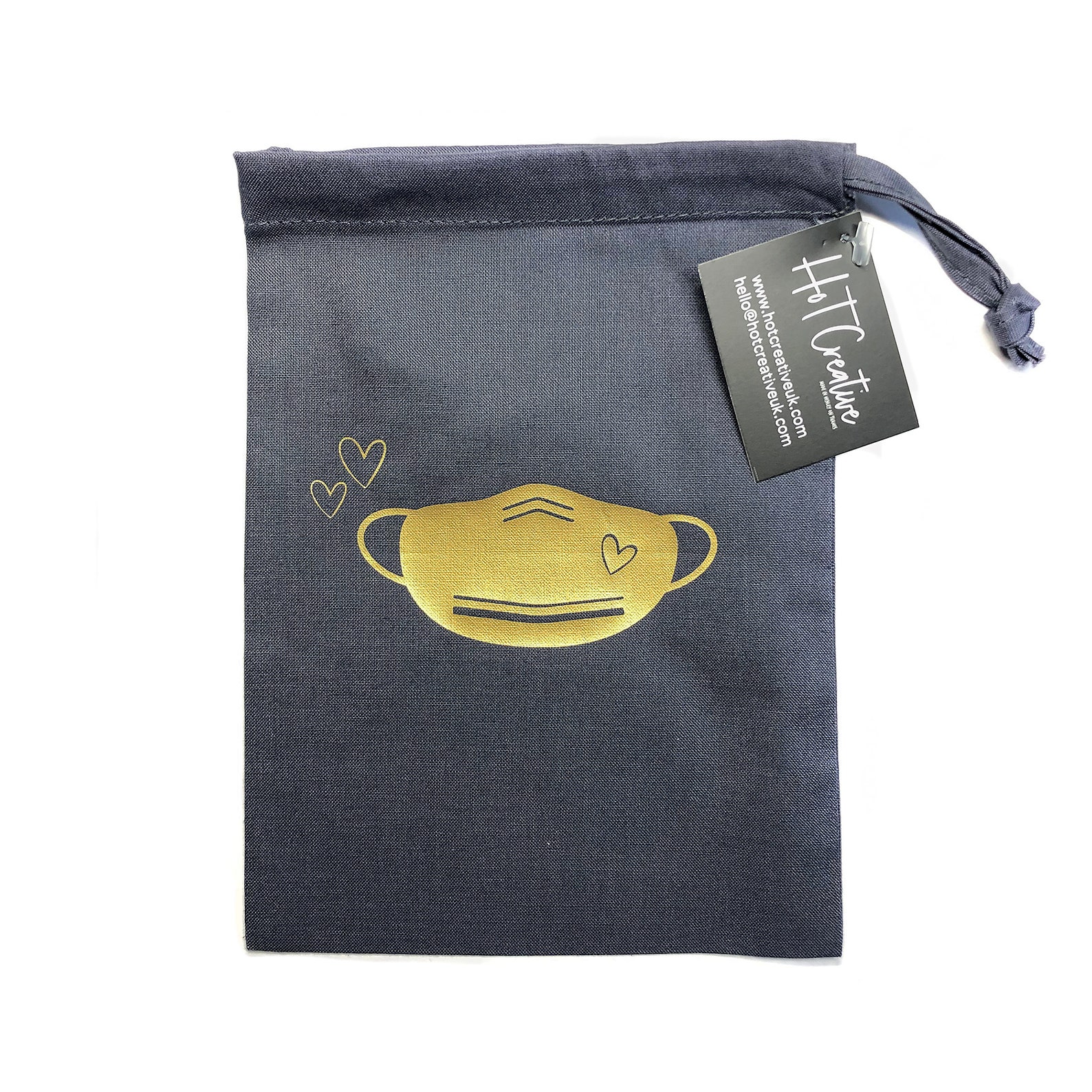 Face Mask Storage Bag / Personalised / Face Covering Bag / Mask Store