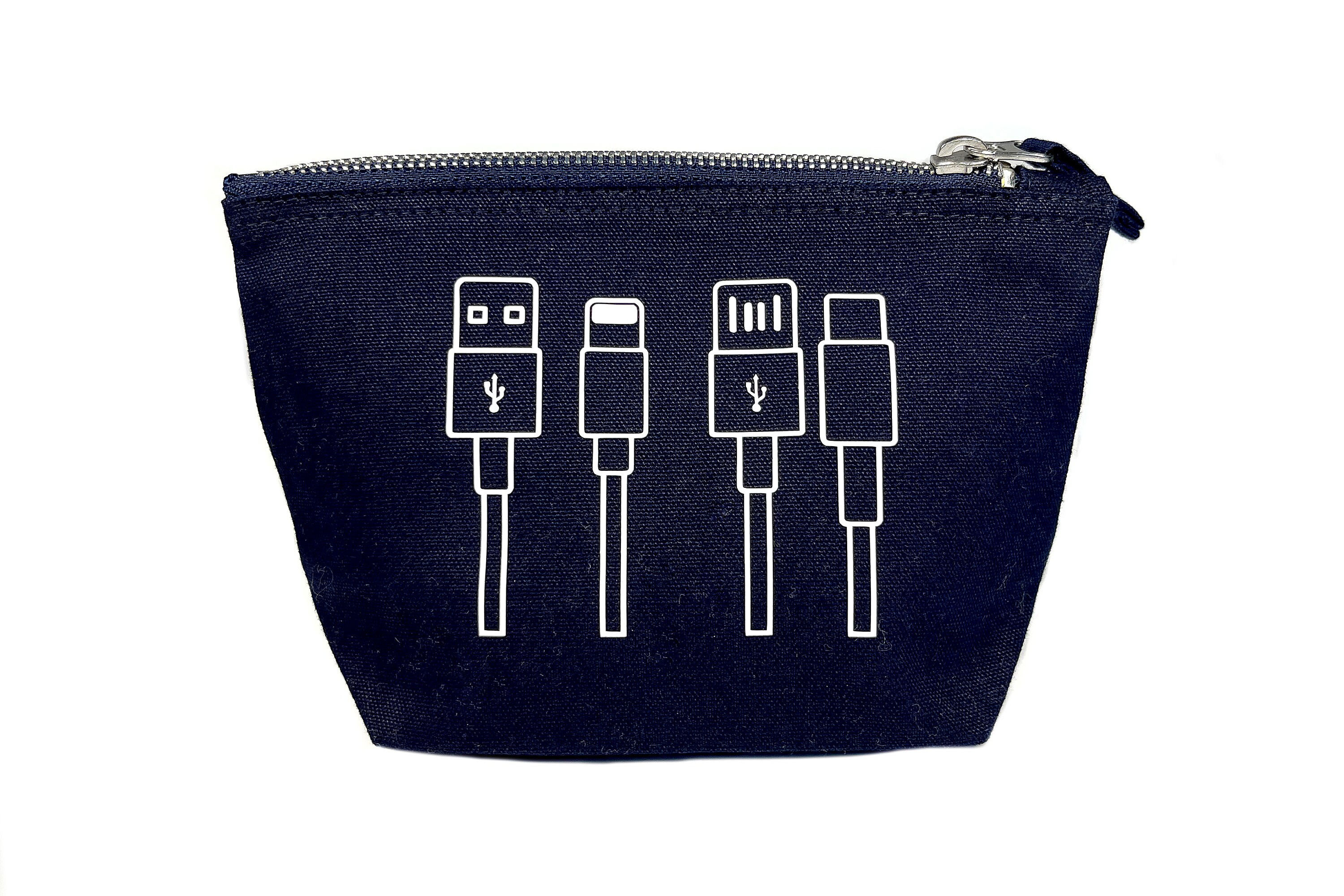 Cables Accessory Bag Large Cotton Charger Storage Etsy UK