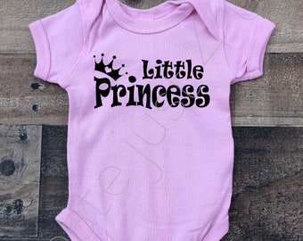 Little Princess | Princess | Princess Crown | Infant Bodysuit