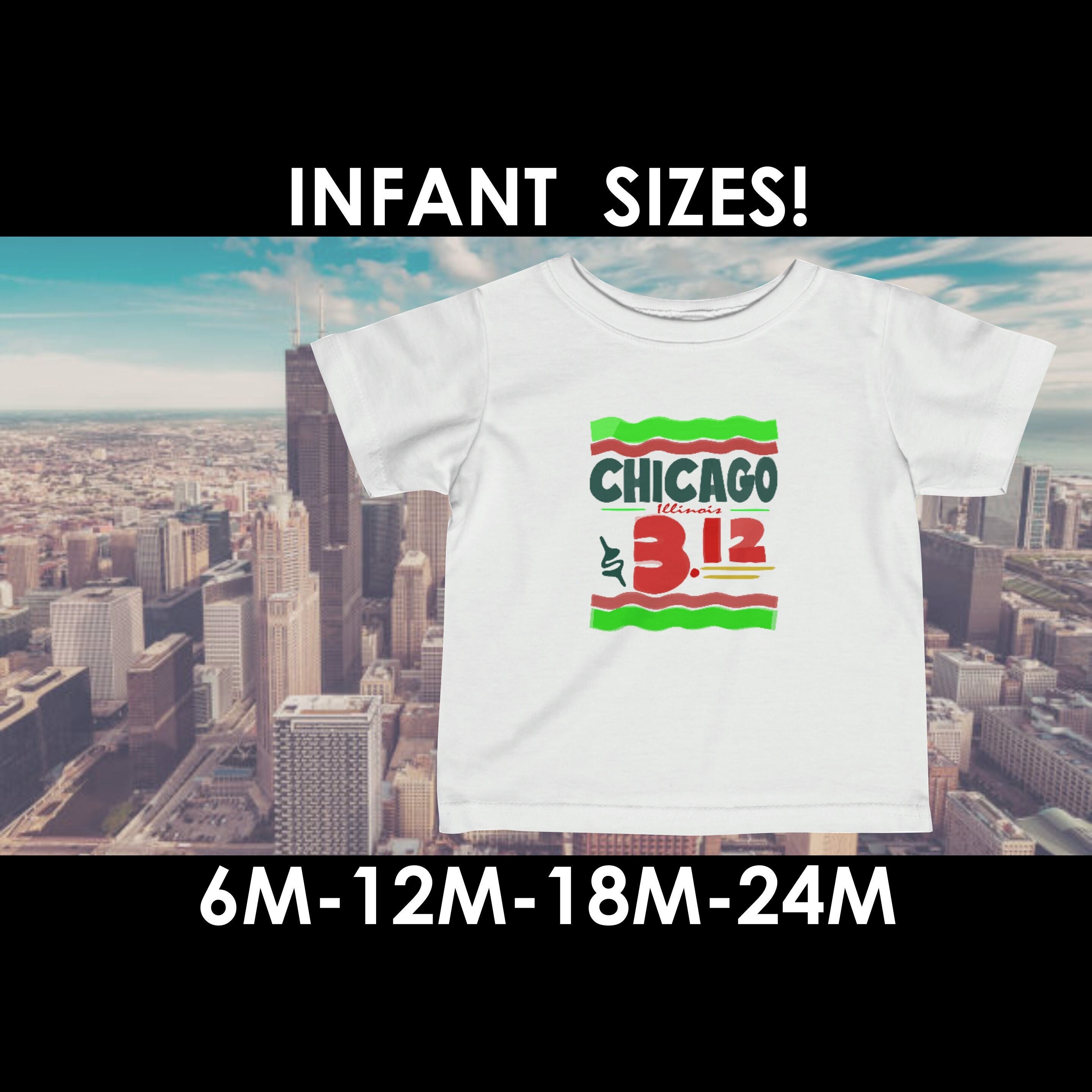 Chicago - Illinois- 312 - Grocery Store Special Inspired - Infant Fine Jersey Tee - Baby Clothes - Baby Shower Gift