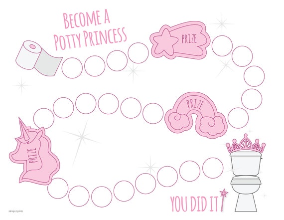 Princess Potty Chart Printable