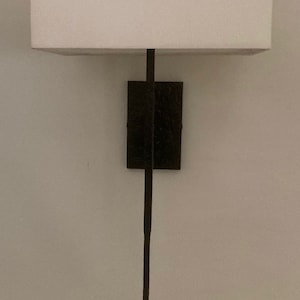Brutalist Long Rod Wall Lamp