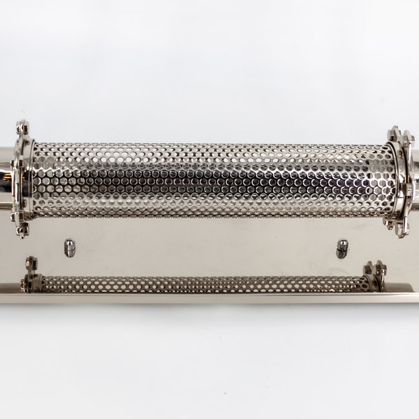 Lámpara de pared tubular perforada moderna industrial - Hardware de restauración