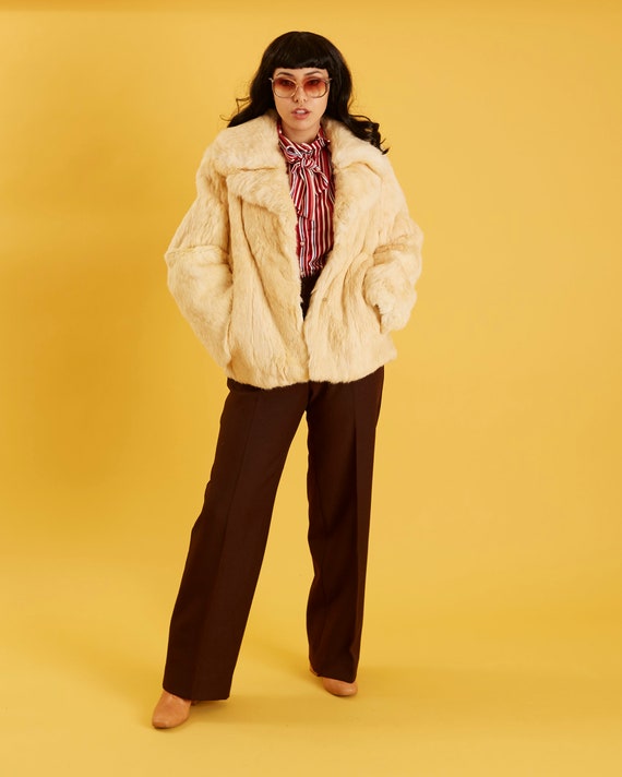 70's Dino Ricco Rabbit Fur Coat
