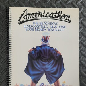 ON SALE Americathon Movie Soundtrack Handmade Vintage Recycled Record Album Cover Notebook