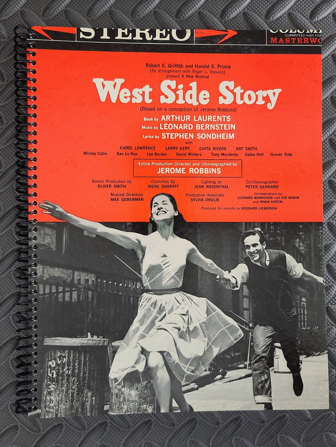 West Side Story Broadway Soundtrack Handmade Vintage Recycled Record ...