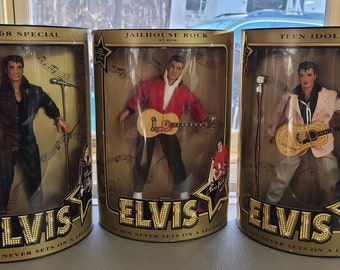 Elvis 1993 Hasbro Doll Collector's Edition Complete collection RARE MIB