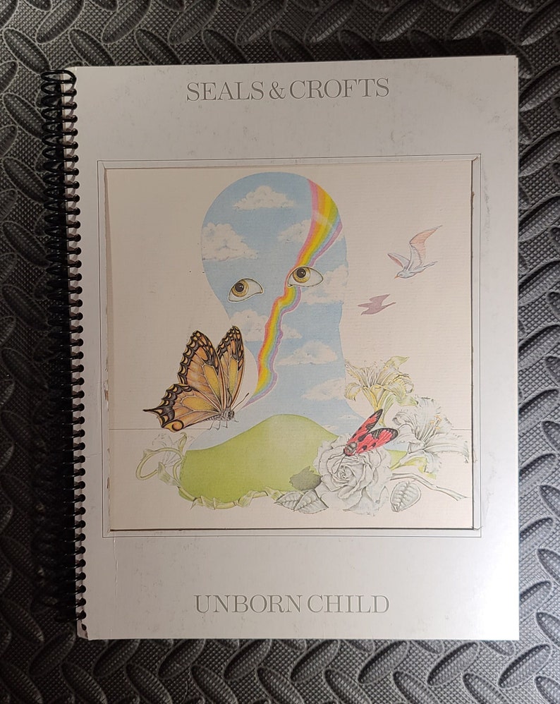 ON SALE Seals and Crofts unborn Child Handmade Vintage Recycled Record