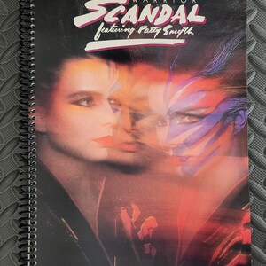 ON SALE Scandal &quot;The Warrior&quot; Handmade Vintage Recycled Record Album Cover Notebook