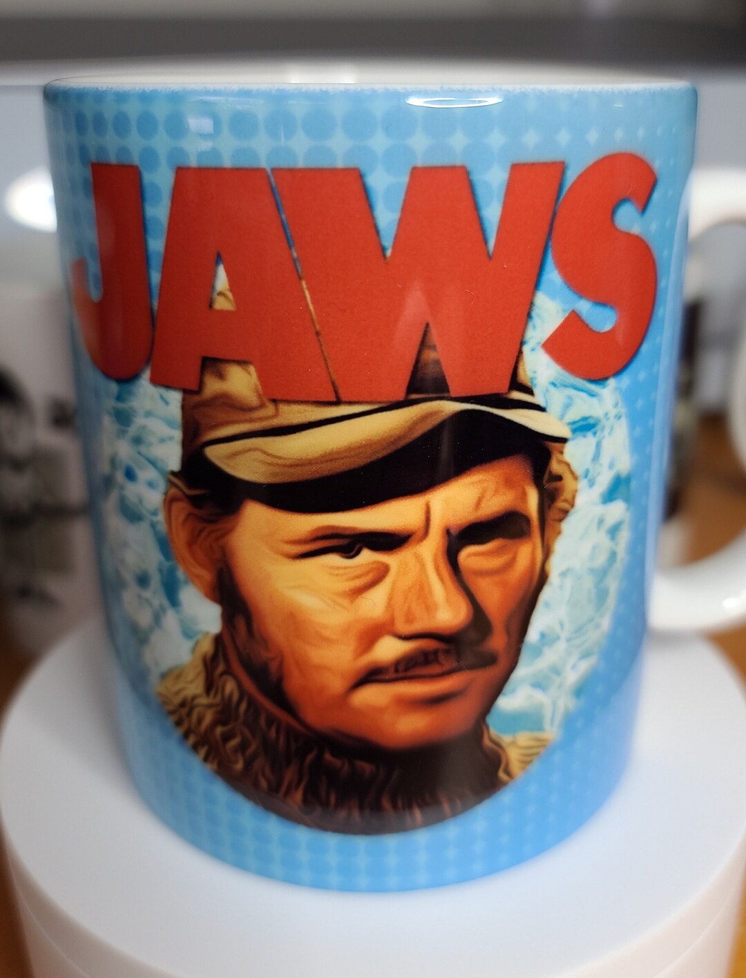 Jaws Quint here's to Swimming With Bow Legged Women 11 Oz Ceramic Mug