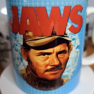 Jaws  Quint &quot;Here&#39;s to Swimming with Bow Legged Women&quot;  11 oz Ceramic Mug