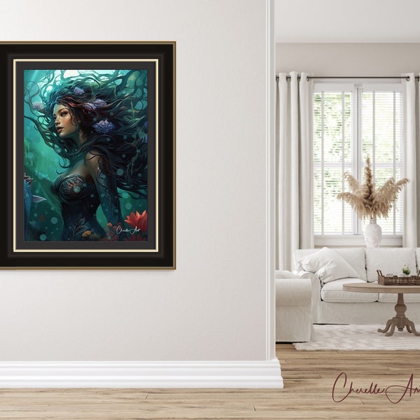 Mermaid Pearl, Canvas Gallery Wraps