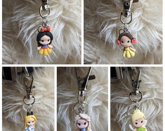 Princess pet collar charms, handmade, dogs and cats