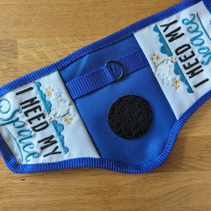 Colete PEQUENO para cães nervosos/de trabalho/Preciso do meu espaço