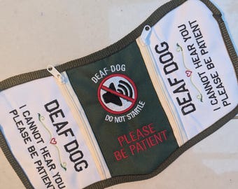 Taube Hundeweste/ Umhang bitte haben Sie Geduld