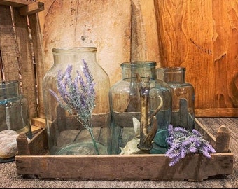 Vintage Hungarian Pickle Jar Antique Kitchen Storage