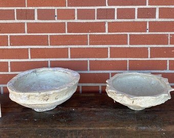 Vintage Paper Mache Bowls | Handmade Paper Bowl Planter | Biodegradable Eco Friendly Bowl